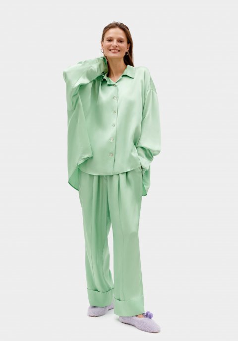 Sizeless Pajamas Set with Pants in Mint