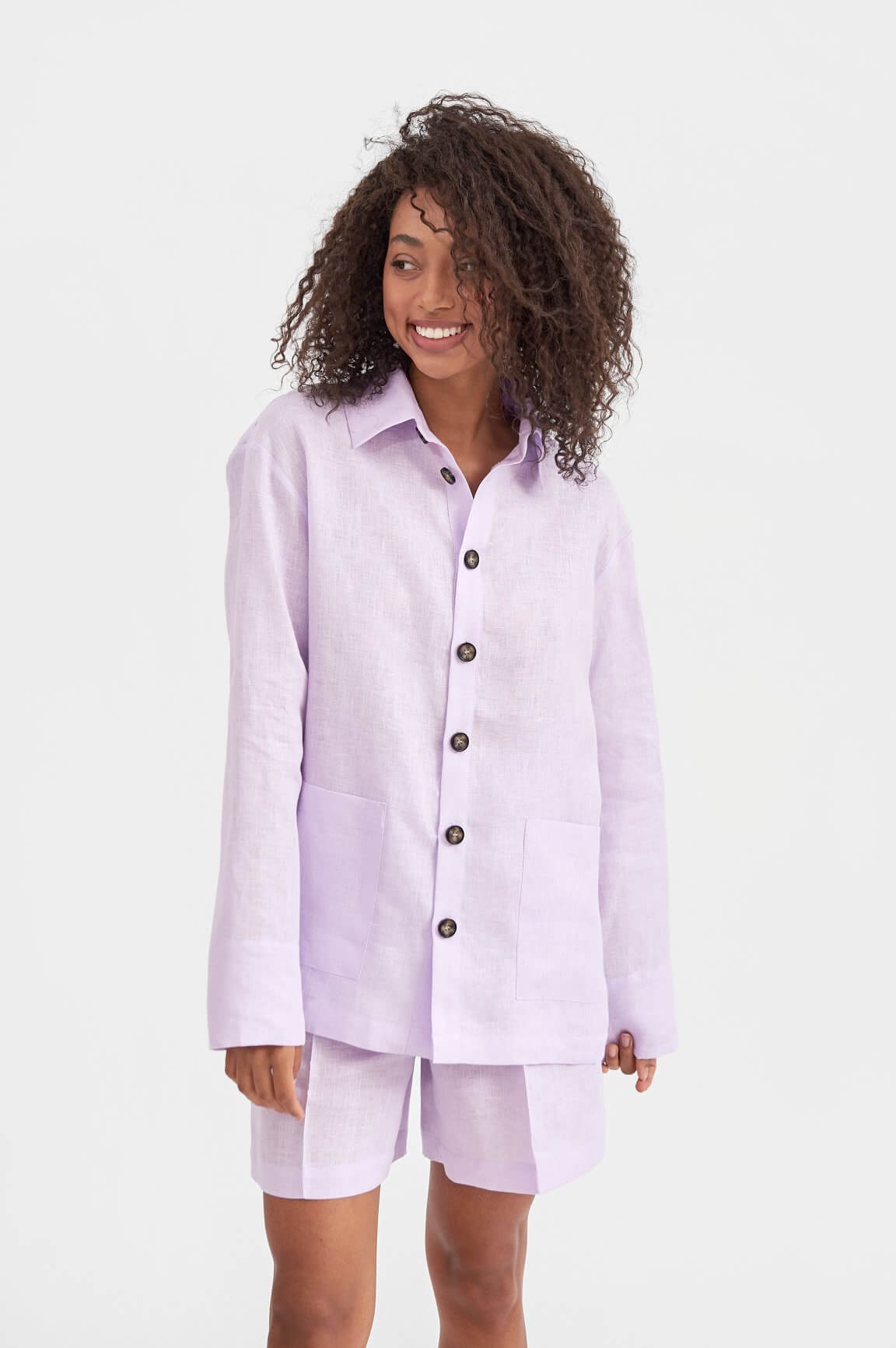 Sleeper Unisex Lavender Linen Pajamas 