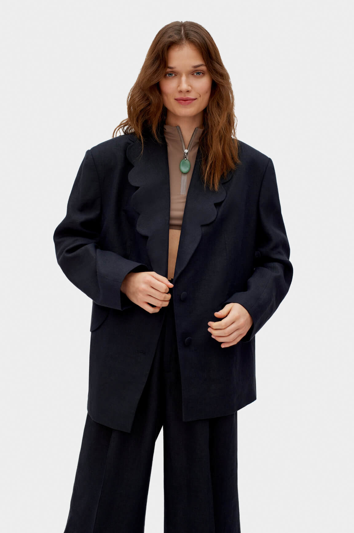 Black blazer | Dynasty women's jacket by Sleeper