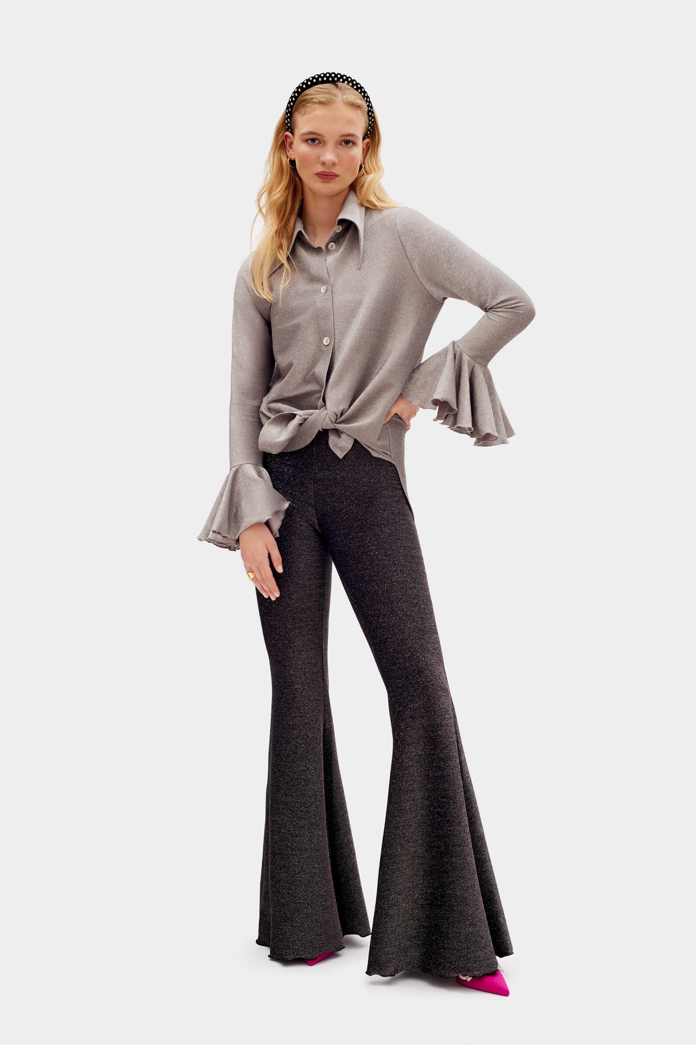 Lurex suit silver Lounge set for women by Sleeper