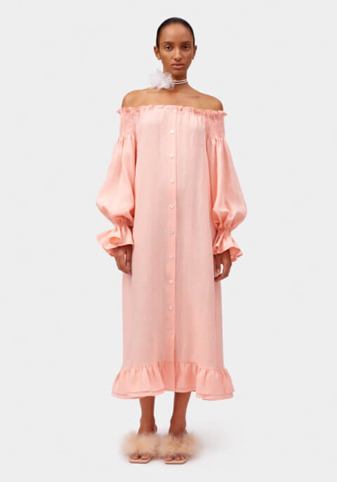 Плаття-Сорочка Romantica у Світло-рожевому